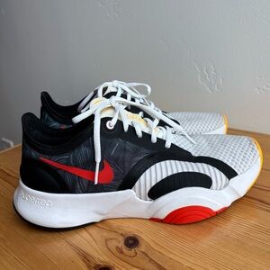 Nike Womens Superrep Go CJ0860-181 Orange Black Running Shoes Sneakers Size 8.5